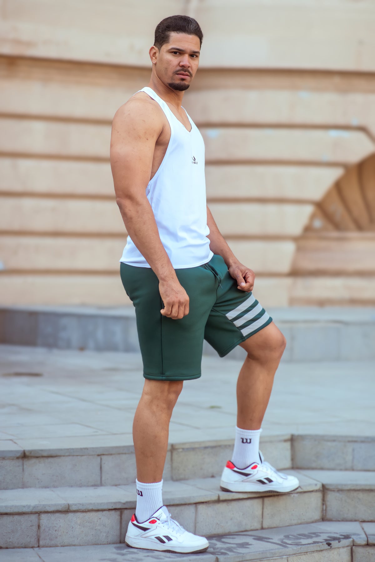 Musculosa de Entrenamiento - Blanco