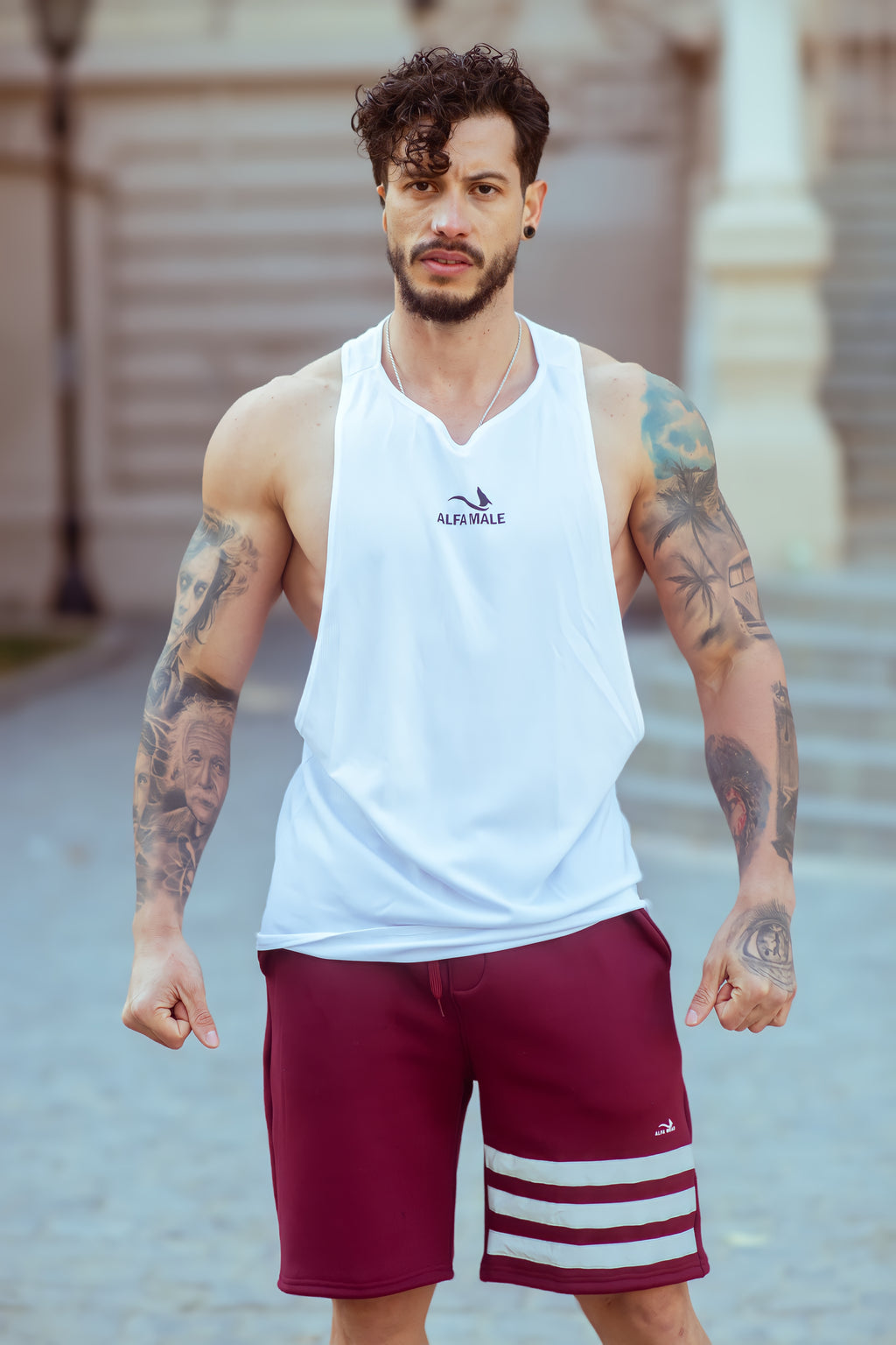 Musculosa de Entrenamiento - Blanco