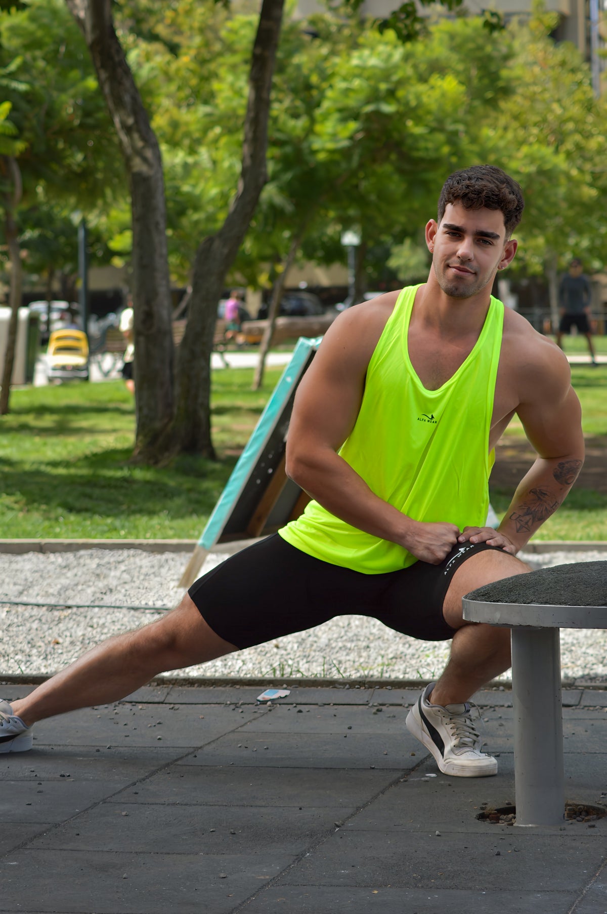 Musculosa de Entrenamiento - Neón