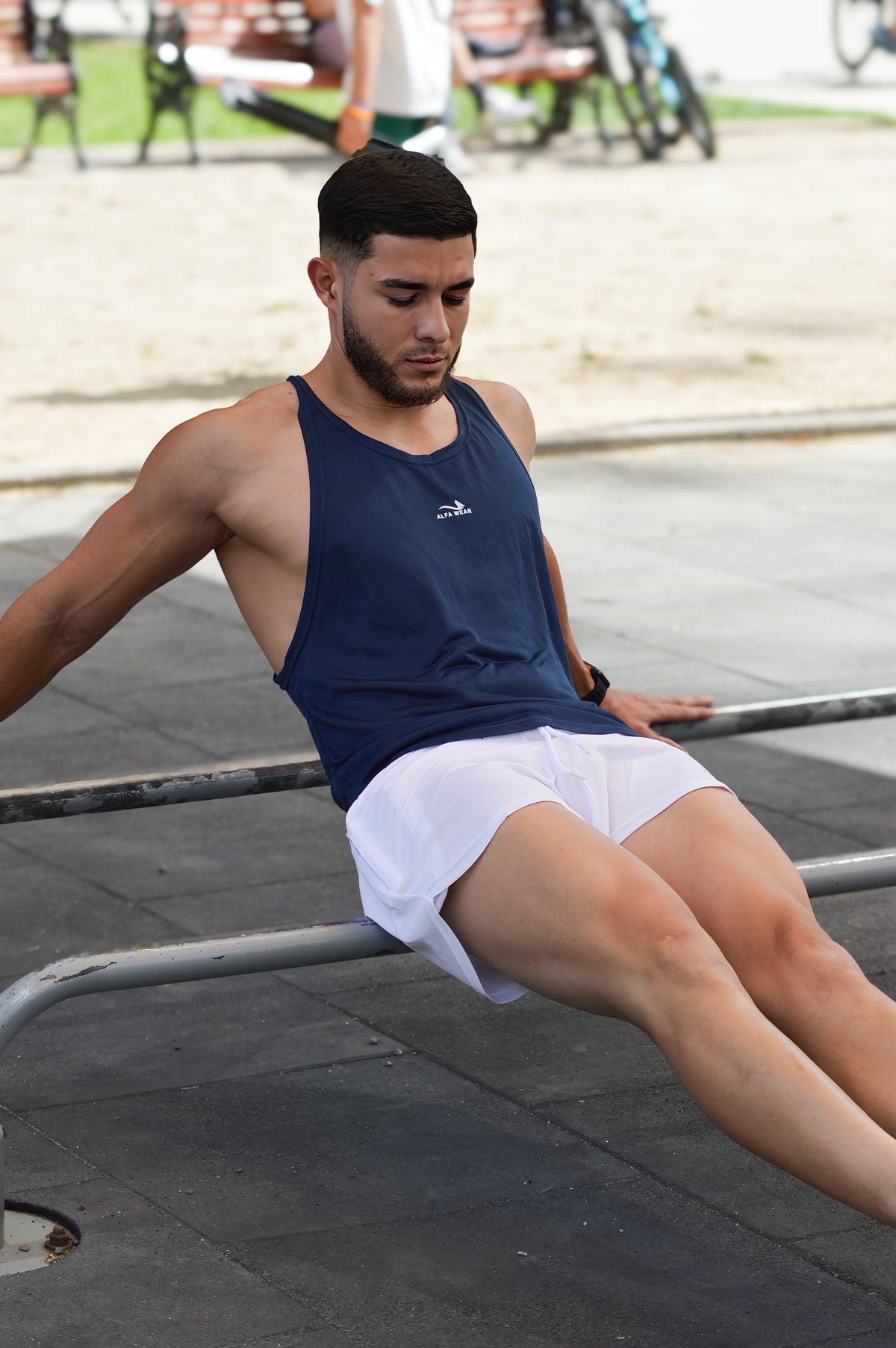Musculosa de Entrenamiento - Azul