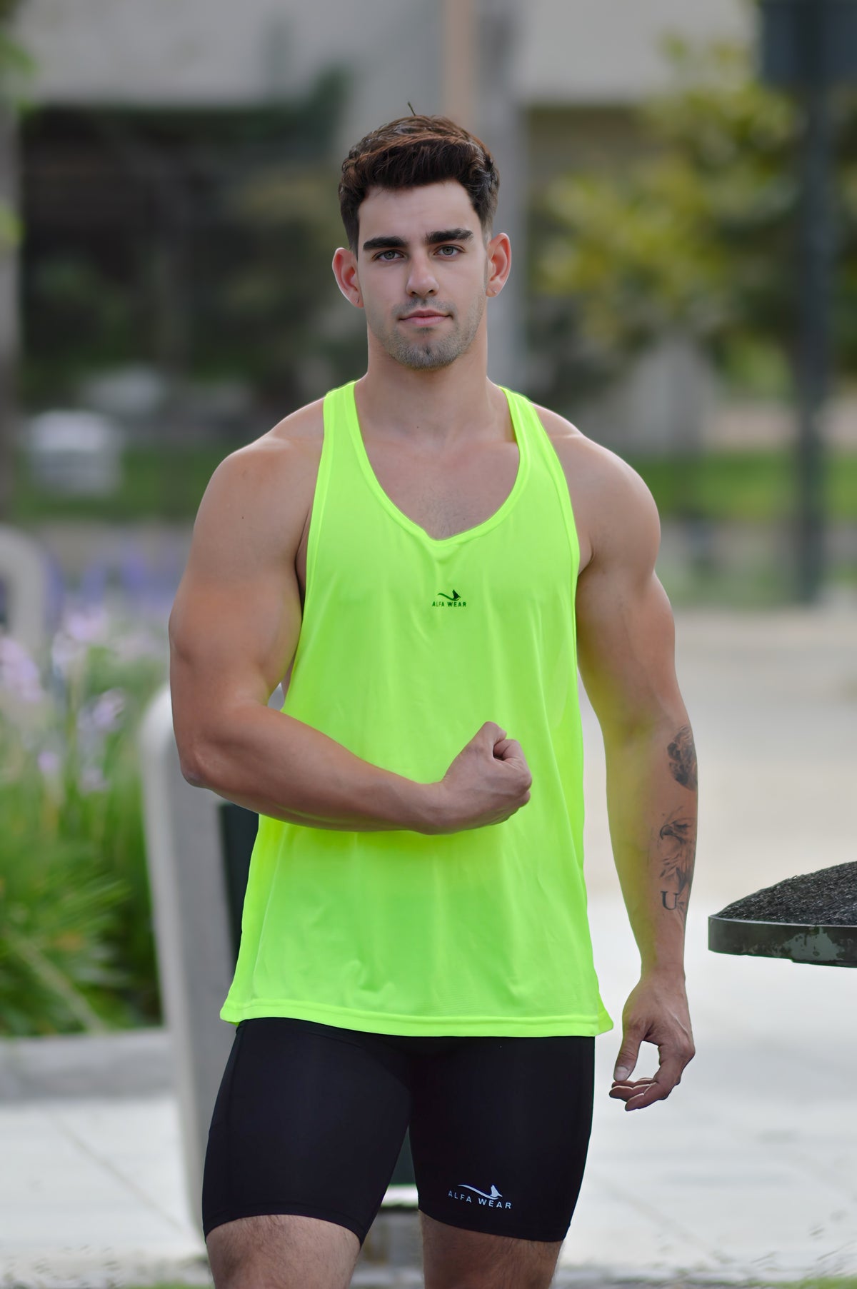 Musculosa de Entrenamiento - Neón